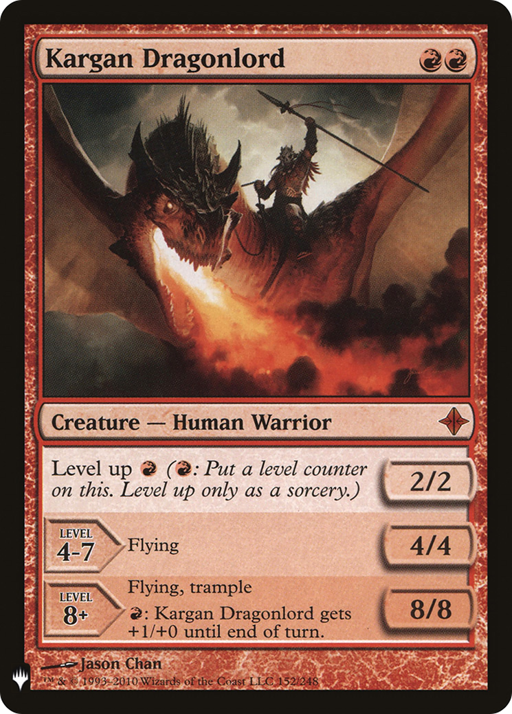 Image of Kargan Dragonlord (LIST-ROE-152) - The List