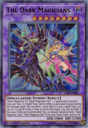 Image of The Dark Magicians (LED6-EN001) - Legendary Duelists: Magical Hero Unlimited
