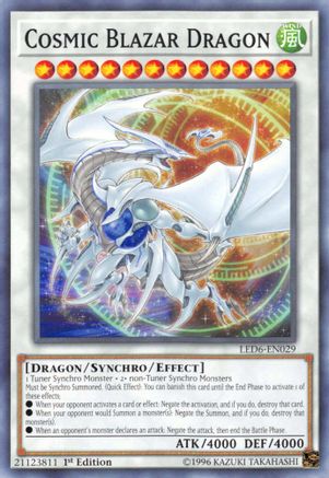 Image of Cosmic Blazar Dragon (LED6-EN029) - Legendary Duelists: Magical Hero Unlimited