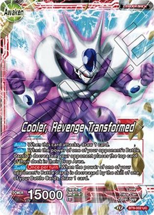 Image of Cooler // Cooler, Revenge Transformed (BT9-002) - Universal Onslaught Foil