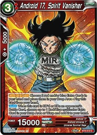 Image of Android 17, Spirit Vanisher (BT9-013) - Universal Onslaught