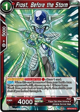 Image of Frost, Before the Storm (BT9-016) - Universal Onslaught Foil