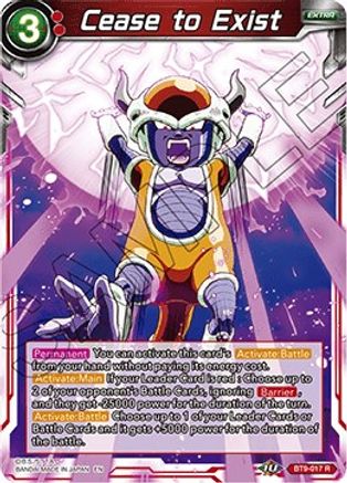 Image of Cease to Exist (BT9-017) - Universal Onslaught