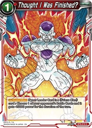Image of Thought I Was Finished? (BT9-019) - Universal Onslaught Foil