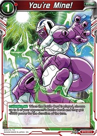 Image of You're Mine! (BT9-020) - Universal Onslaught Foil