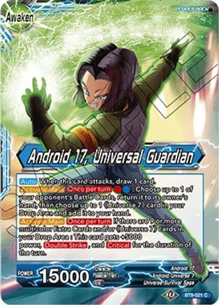 Image of Android 17 // Android 17, Universal Guardian (BT9-021) - Universal Onslaught
