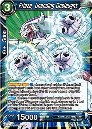 Image of Frieza, Unending Onslaught (BT9-022) - Universal Onslaught Foil