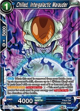 Image of Chilled, Intergalactic Marauder (BT9-025) - Universal Onslaught Foil