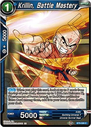 Image of Krillin, Battle Mastery (BT9-028) - Universal Onslaught Foil