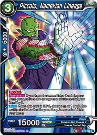 Image of Piccolo, Namekian Lineage (BT9-029) - Universal Onslaught