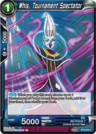 Image of Whis, Tournament Spectator (BT9-033) - Universal Onslaught