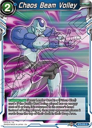 Image of Chaos Beam Volley (BT9-035) - Universal Onslaught