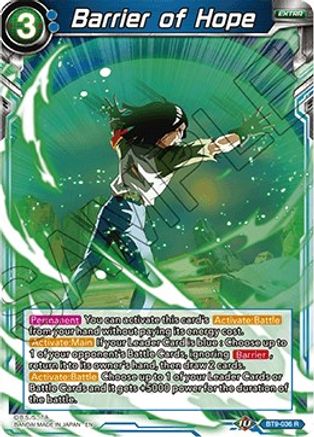 Image of Barrier of Hope (BT9-036) - Universal Onslaught