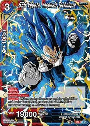 Image of SSB Vegeta, Inspired Technique (BT9-105) - Universal Onslaught