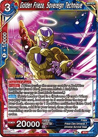 Image of Golden Frieza, Sovereign Technique (BT9-106) - Universal Onslaught