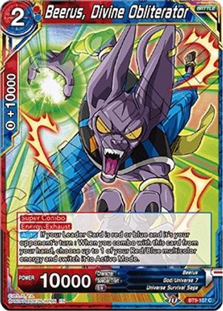 Image of Beerus, Divine Obliterator (BT9-107) - Universal Onslaught