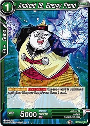 Image of Android 19, Energy Fiend (BT9-041) - Universal Onslaught