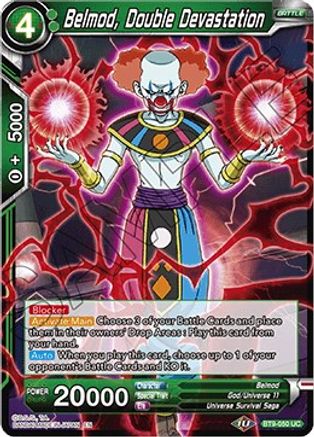 Image of Belmod, Double Devastation (BT9-050) - Universal Onslaught Foil