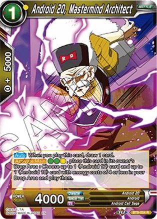 Image of Android 20, Mastermind Architect (BT9-054) - Universal Onslaught