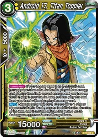 Image of Android 17, Titan Toppler (BT9-056) - Universal Onslaught