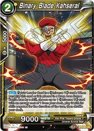 Image of Binary Blade Kahseral (BT9-061) - Universal Onslaught