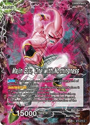 Image of Bibidi // Majin Buu, One with Nothingness (BT9-070) - Universal Onslaught