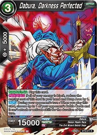Image of Dabura, Darkness Perfected (BT9-071) - Universal Onslaught