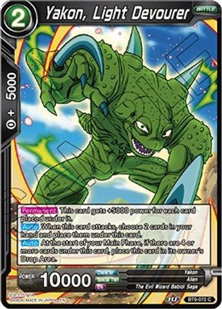 Image of Yakon, Light Devourer (BT9-072) - Universal Onslaught Foil