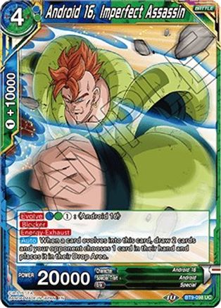 Image of Android 16, Imperfect Assassin (BT9-098) - Universal Onslaught