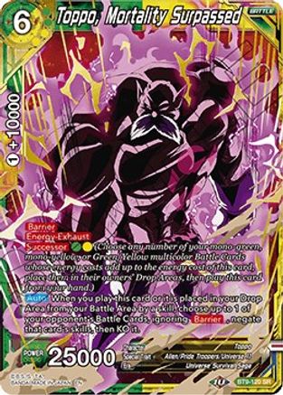 Image of Toppo, Mortality Surpassed (BT9-120) - Universal Onslaught