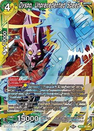 Image of Dyspo, Unprecedented Speed (BT9-121) - Universal Onslaught