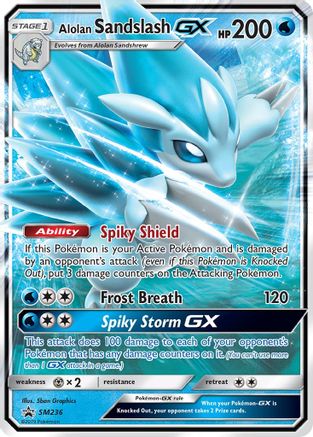 Image of Alolan Sandslash GX SM236  - Holofoil SM Promos - Promo