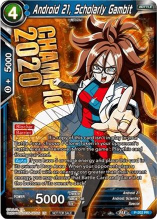 Image of Android 21, Scholarly Gambit (P-202) - Promotion Cards