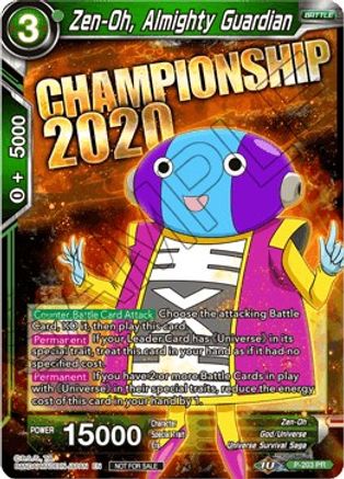 Image of Zen-Oh, Almighty Guardian (P-203) - Promotion Cards