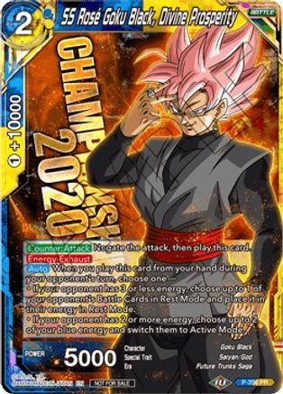 Image of SS Rose Goku Black, Divine Prosperity (P-206) - Promotion Cards