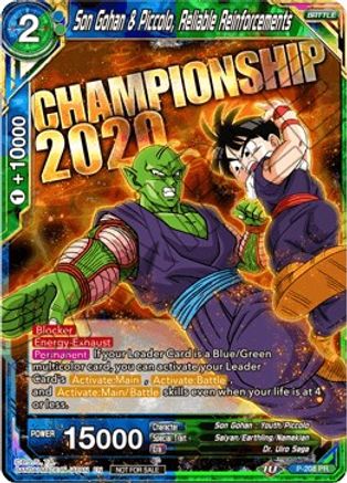 Image of Son Gohan & Piccolo, Reliable Reinforcements (P-208) - Promotion Cards