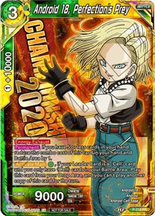 Image of Android 18, Perfection's Prey (P-210) - Promotion Cards