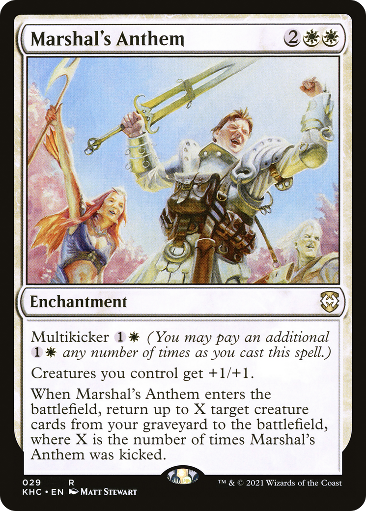 Image of Marshal's Anthem (KHC-029) - Kaldheim Commander