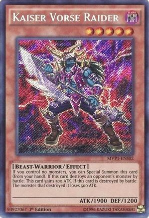 Image of Kaiser Vorse Raider (MVP1-ENS02) - The Dark Side of Dimensions Movie Pack: Secret Edition 1st Edition