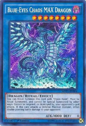 Image of Blue-Eyes Chaos MAX Dragon (MVP1-ENS04) - The Dark Side of Dimensions Movie Pack: Secret Edition 1st Edition