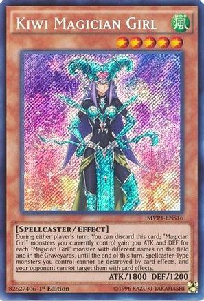 Image of Kiwi Magician Girl (MVP1-ENS16) - The Dark Side of Dimensions Movie Pack: Secret Edition 1st Edition