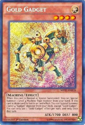 Image of Gold Gadget (MVP1-ENS18) - The Dark Side of Dimensions Movie Pack: Secret Edition 1st Edition