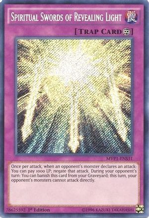 Image of Spiritual Swords of Revealing Light (MVP1-ENS31) - The Dark Side of Dimensions Movie Pack: Secret Edition 1st Edition