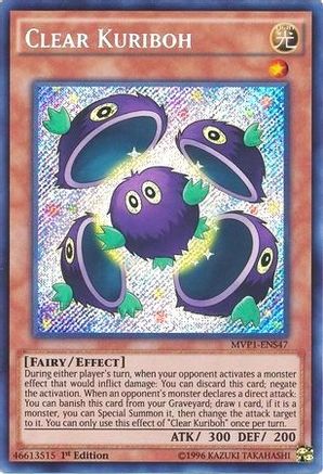 Image of Clear Kuriboh (MVP1-ENS47) - The Dark Side of Dimensions Movie Pack: Secret Edition 1st Edition