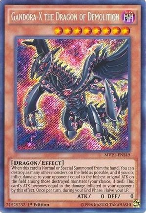 Image of Gandora-X the Dragon of Demolition (MVP1-ENS49) - The Dark Side of Dimensions Movie Pack: Secret Edition 1st Edition