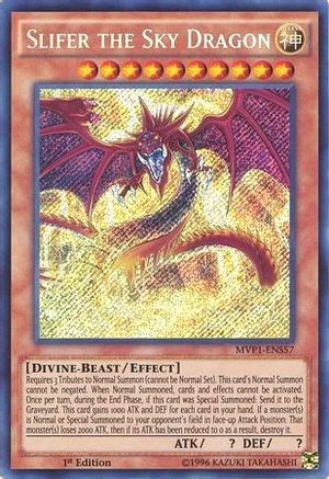 Image of Slifer the Sky Dragon (MVP1-ENS57) - The Dark Side of Dimensions Movie Pack: Secret Edition 1st Edition