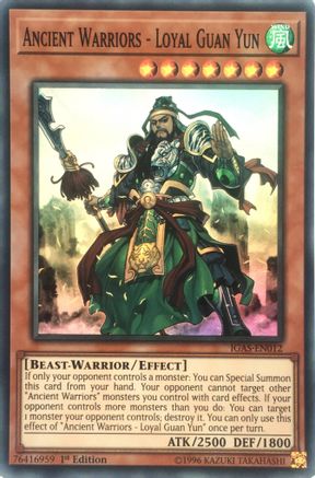 Image of Ancient Warriors - Loyal Guan Yun (IGAS-EN012) - Ignition Assault Unlimited