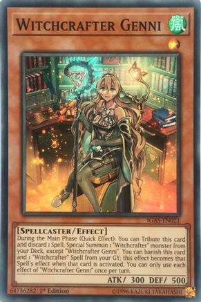 Image of Witchcrafter Genni (IGAS-EN021) - Ignition Assault 1st Edition