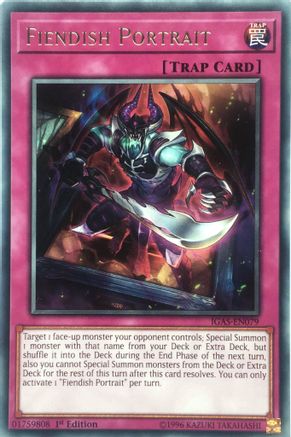 Image of Fiendish Portrait (IGAS-EN079) - Ignition Assault Unlimited