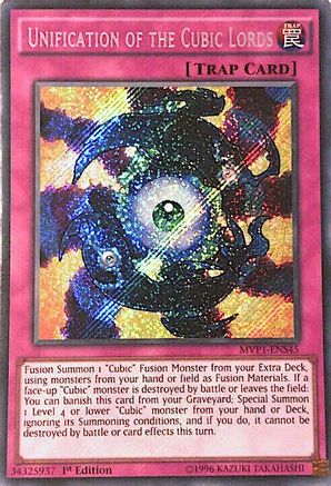 Image of Unification of the Cubic Lords (MVP1-ENS45) - The Dark Side of Dimensions Movie Pack: Secret Edition 1st Edition